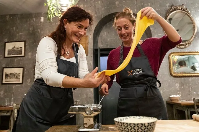 Pasta-Workshop in Trastevere mit Gelato